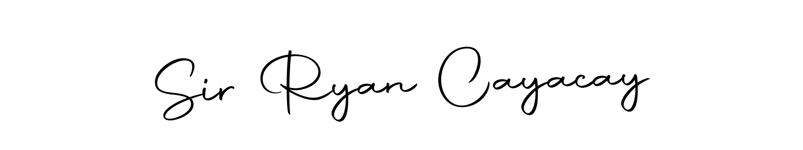 You can use this online signature creator to create a handwritten signature for the name Sir Ryan Cayacay. This is the best online autograph maker. Sir Ryan Cayacay signature style 10 images and pictures png