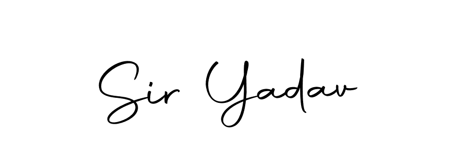 The best way (Autography-DOLnW) to make a short signature is to pick only two or three words in your name. The name Sir Yadav include a total of six letters. For converting this name. Sir Yadav signature style 10 images and pictures png