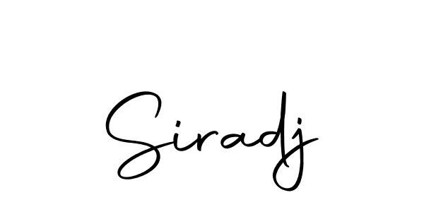 Also You can easily find your signature by using the search form. We will create Siradj name handwritten signature images for you free of cost using Autography-DOLnW sign style. Siradj signature style 10 images and pictures png