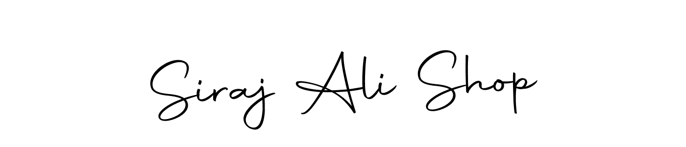 Design your own signature with our free online signature maker. With this signature software, you can create a handwritten (Autography-DOLnW) signature for name Siraj Ali Shop. Siraj Ali Shop signature style 10 images and pictures png