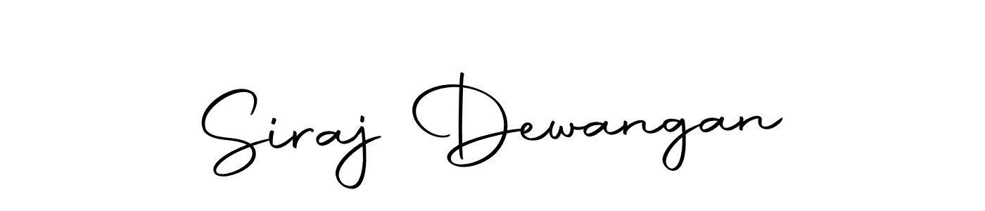 Autography-DOLnW is a professional signature style that is perfect for those who want to add a touch of class to their signature. It is also a great choice for those who want to make their signature more unique. Get Siraj Dewangan name to fancy signature for free. Siraj Dewangan signature style 10 images and pictures png