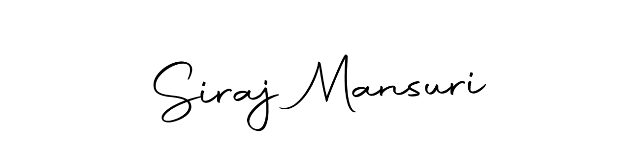 The best way (Autography-DOLnW) to make a short signature is to pick only two or three words in your name. The name Siraj Mansuri include a total of six letters. For converting this name. Siraj Mansuri signature style 10 images and pictures png