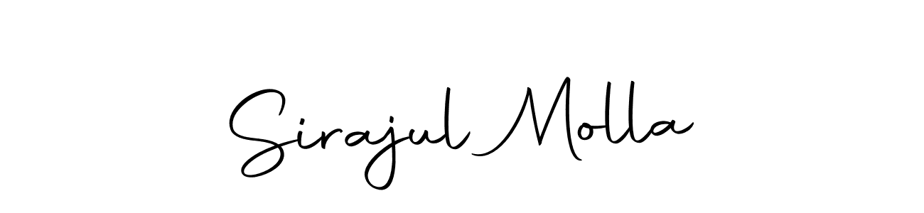 The best way (Autography-DOLnW) to make a short signature is to pick only two or three words in your name. The name Sirajul Molla include a total of six letters. For converting this name. Sirajul Molla signature style 10 images and pictures png