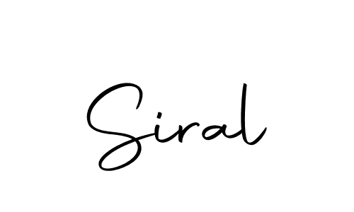 The best way (Autography-DOLnW) to make a short signature is to pick only two or three words in your name. The name Siral include a total of six letters. For converting this name. Siral signature style 10 images and pictures png