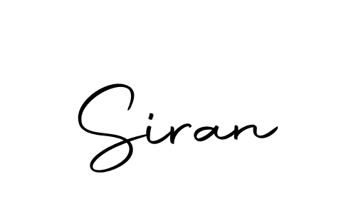 Make a beautiful signature design for name Siran. With this signature (Autography-DOLnW) style, you can create a handwritten signature for free. Siran signature style 10 images and pictures png