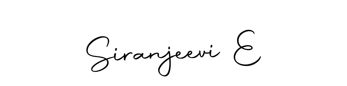 Design your own signature with our free online signature maker. With this signature software, you can create a handwritten (Autography-DOLnW) signature for name Siranjeevi E. Siranjeevi E signature style 10 images and pictures png