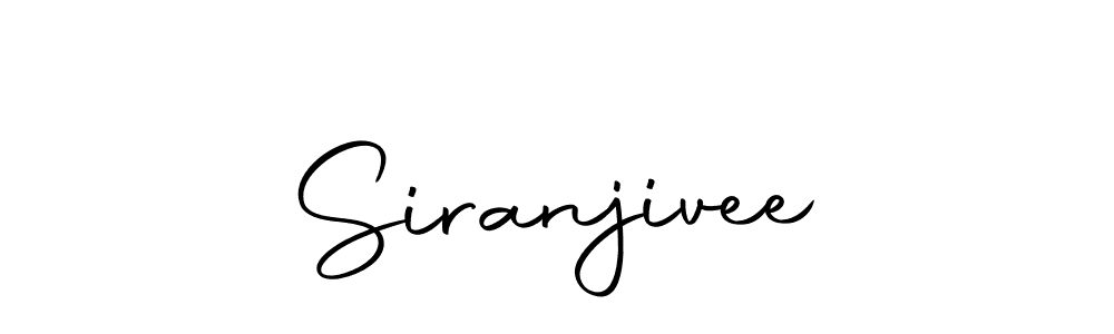 Similarly Autography-DOLnW is the best handwritten signature design. Signature creator online .You can use it as an online autograph creator for name Siranjivee. Siranjivee signature style 10 images and pictures png