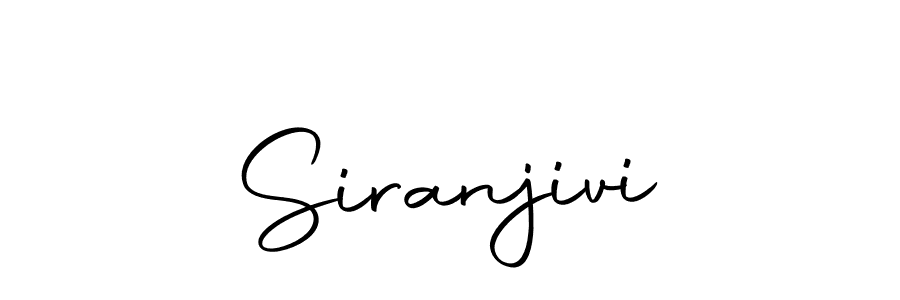 Make a beautiful signature design for name Siranjivi. With this signature (Autography-DOLnW) style, you can create a handwritten signature for free. Siranjivi signature style 10 images and pictures png