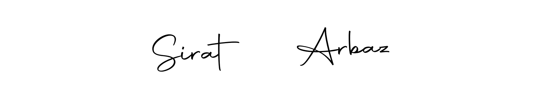 Design your own signature with our free online signature maker. With this signature software, you can create a handwritten (Autography-DOLnW) signature for name Sirat ❤️ Arbaz. Sirat ❤️ Arbaz signature style 10 images and pictures png