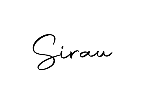 Make a beautiful signature design for name Sirau. With this signature (Autography-DOLnW) style, you can create a handwritten signature for free. Sirau signature style 10 images and pictures png