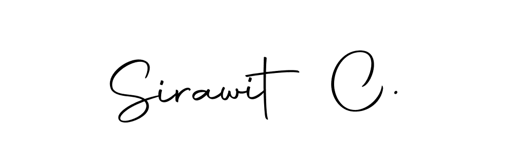 How to make Sirawit C. signature? Autography-DOLnW is a professional autograph style. Create handwritten signature for Sirawit C. name. Sirawit C. signature style 10 images and pictures png
