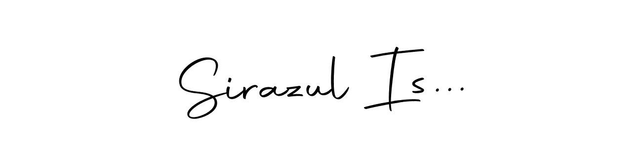 Make a beautiful signature design for name Sirazul Is.... With this signature (Autography-DOLnW) style, you can create a handwritten signature for free. Sirazul Is... signature style 10 images and pictures png