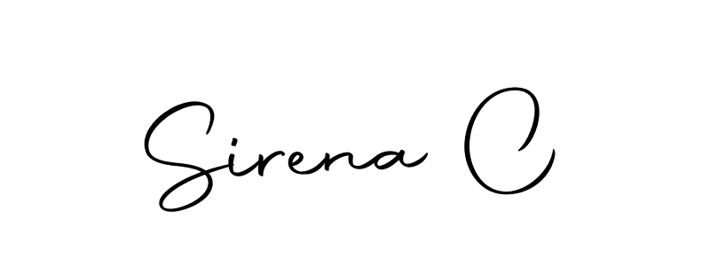 Sirena C stylish signature style. Best Handwritten Sign (Autography-DOLnW) for my name. Handwritten Signature Collection Ideas for my name Sirena C. Sirena C signature style 10 images and pictures png