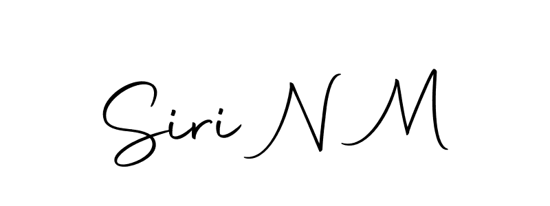 How to make Siri N M name signature. Use Autography-DOLnW style for creating short signs online. This is the latest handwritten sign. Siri N M signature style 10 images and pictures png