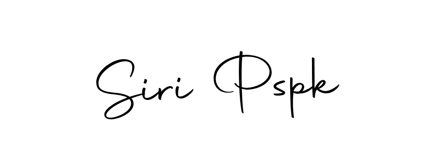 Design your own signature with our free online signature maker. With this signature software, you can create a handwritten (Autography-DOLnW) signature for name Siri Pspk. Siri Pspk signature style 10 images and pictures png