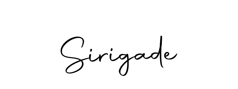 Make a beautiful signature design for name Sirigade. Use this online signature maker to create a handwritten signature for free. Sirigade signature style 10 images and pictures png