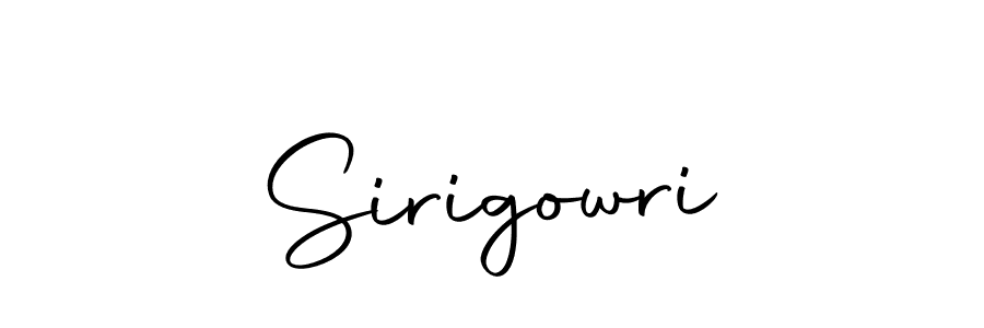 Make a beautiful signature design for name Sirigowri. With this signature (Autography-DOLnW) style, you can create a handwritten signature for free. Sirigowri signature style 10 images and pictures png