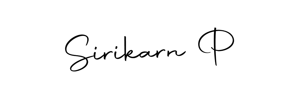 How to make Sirikarn P signature? Autography-DOLnW is a professional autograph style. Create handwritten signature for Sirikarn P name. Sirikarn P signature style 10 images and pictures png