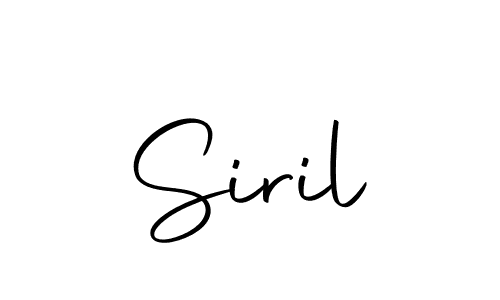Design your own signature with our free online signature maker. With this signature software, you can create a handwritten (Autography-DOLnW) signature for name Siril. Siril signature style 10 images and pictures png