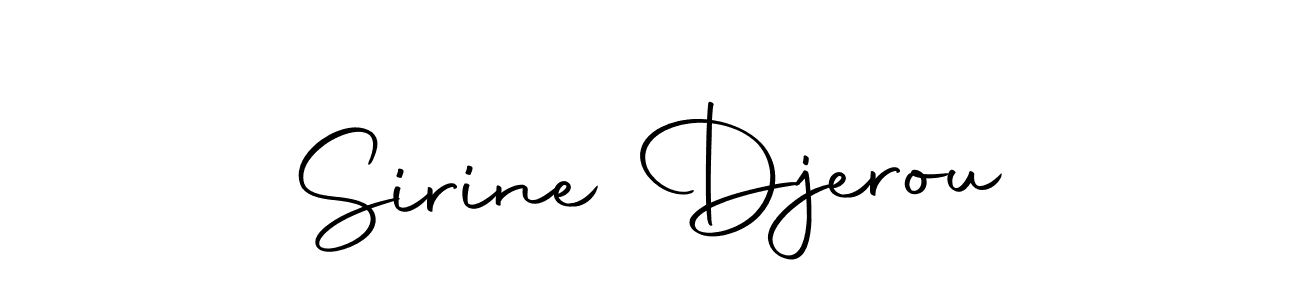 Best and Professional Signature Style for Sirine Djerou. Autography-DOLnW Best Signature Style Collection. Sirine Djerou signature style 10 images and pictures png