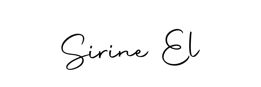 Also You can easily find your signature by using the search form. We will create Sirine El name handwritten signature images for you free of cost using Autography-DOLnW sign style. Sirine El signature style 10 images and pictures png