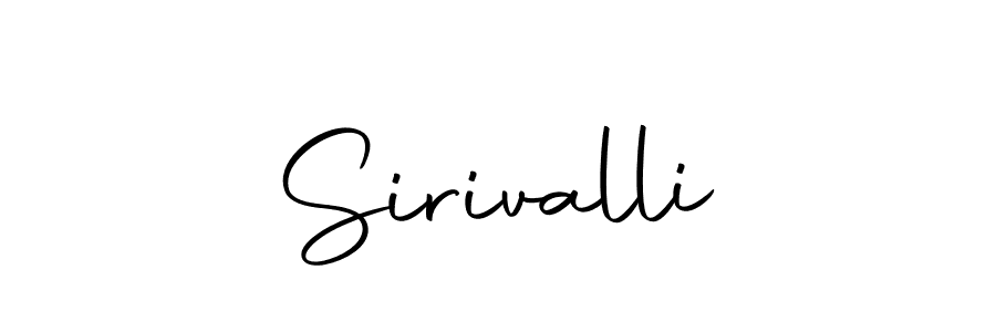 Make a beautiful signature design for name Sirivalli. Use this online signature maker to create a handwritten signature for free. Sirivalli signature style 10 images and pictures png