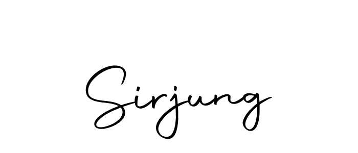 Sirjung stylish signature style. Best Handwritten Sign (Autography-DOLnW) for my name. Handwritten Signature Collection Ideas for my name Sirjung. Sirjung signature style 10 images and pictures png