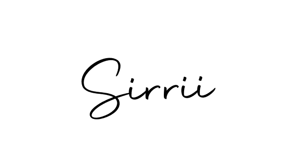 Make a beautiful signature design for name Sirrii. With this signature (Autography-DOLnW) style, you can create a handwritten signature for free. Sirrii signature style 10 images and pictures png