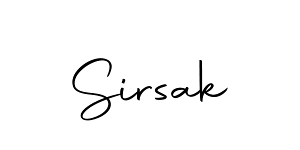 You should practise on your own different ways (Autography-DOLnW) to write your name (Sirsak) in signature. don't let someone else do it for you. Sirsak signature style 10 images and pictures png