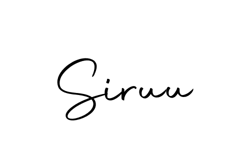It looks lik you need a new signature style for name Siruu. Design unique handwritten (Autography-DOLnW) signature with our free signature maker in just a few clicks. Siruu signature style 10 images and pictures png