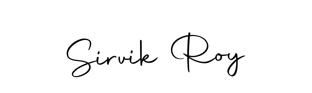 Design your own signature with our free online signature maker. With this signature software, you can create a handwritten (Autography-DOLnW) signature for name Sirvik Roy. Sirvik Roy signature style 10 images and pictures png