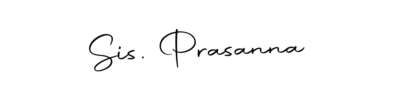 You can use this online signature creator to create a handwritten signature for the name Sis. Prasanna. This is the best online autograph maker. Sis. Prasanna signature style 10 images and pictures png