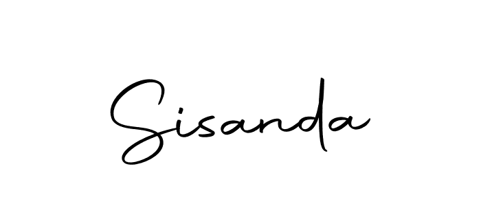 Use a signature maker to create a handwritten signature online. With this signature software, you can design (Autography-DOLnW) your own signature for name Sisanda. Sisanda signature style 10 images and pictures png