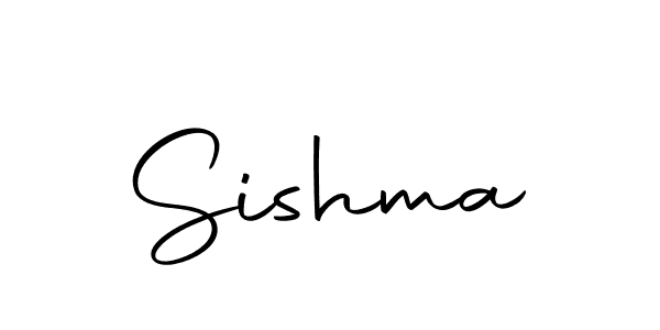 if you are searching for the best signature style for your name Sishma. so please give up your signature search. here we have designed multiple signature styles  using Autography-DOLnW. Sishma signature style 10 images and pictures png