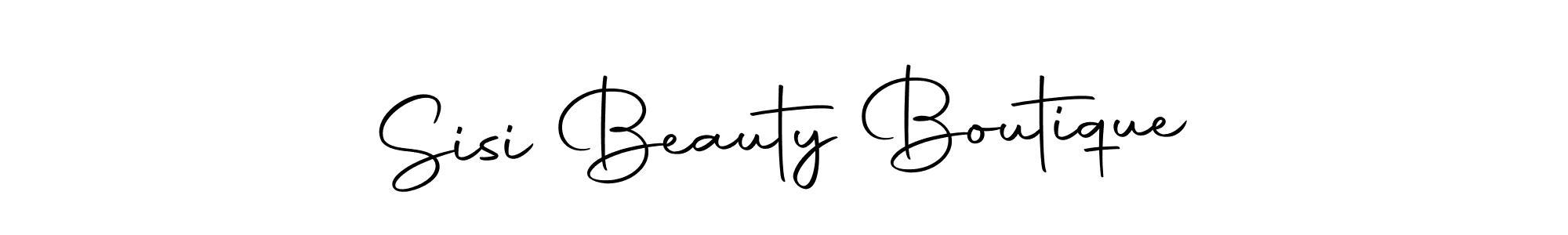 Also You can easily find your signature by using the search form. We will create Sisi Beauty Boutique name handwritten signature images for you free of cost using Autography-DOLnW sign style. Sisi Beauty Boutique signature style 10 images and pictures png