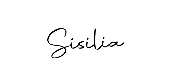 How to make Sisilia signature? Autography-DOLnW is a professional autograph style. Create handwritten signature for Sisilia name. Sisilia signature style 10 images and pictures png