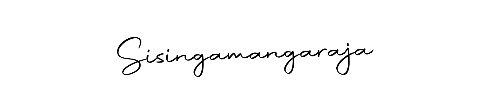 Create a beautiful signature design for name Sisingamangaraja. With this signature (Autography-DOLnW) fonts, you can make a handwritten signature for free. Sisingamangaraja signature style 10 images and pictures png