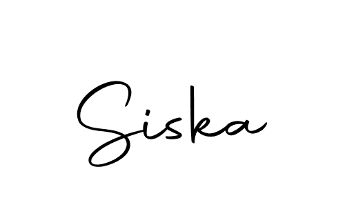 Design your own signature with our free online signature maker. With this signature software, you can create a handwritten (Autography-DOLnW) signature for name Siska. Siska signature style 10 images and pictures png