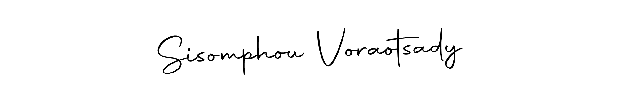 Design your own signature with our free online signature maker. With this signature software, you can create a handwritten (Autography-DOLnW) signature for name Sisomphou Voraotsady. Sisomphou Voraotsady signature style 10 images and pictures png