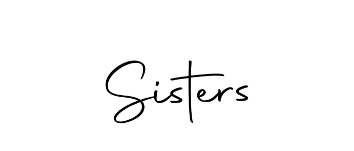if you are searching for the best signature style for your name Sisters. so please give up your signature search. here we have designed multiple signature styles  using Autography-DOLnW. Sisters signature style 10 images and pictures png
