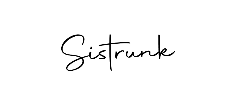The best way (Autography-DOLnW) to make a short signature is to pick only two or three words in your name. The name Sistrunk include a total of six letters. For converting this name. Sistrunk signature style 10 images and pictures png