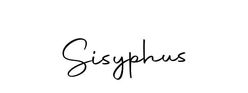 You should practise on your own different ways (Autography-DOLnW) to write your name (Sisyphus) in signature. don't let someone else do it for you. Sisyphus signature style 10 images and pictures png