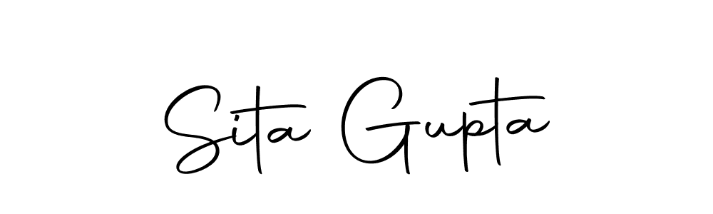 Sita Gupta stylish signature style. Best Handwritten Sign (Autography-DOLnW) for my name. Handwritten Signature Collection Ideas for my name Sita Gupta. Sita Gupta signature style 10 images and pictures png
