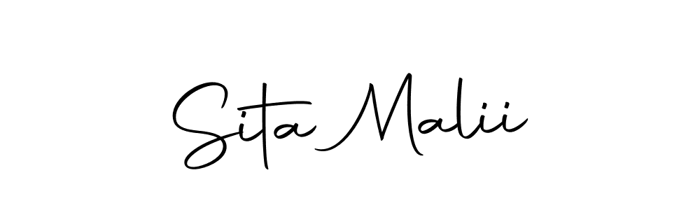 You should practise on your own different ways (Autography-DOLnW) to write your name (Sita Malii) in signature. don't let someone else do it for you. Sita Malii signature style 10 images and pictures png