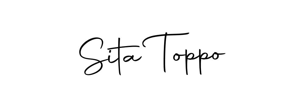 Here are the top 10 professional signature styles for the name Sita Toppo. These are the best autograph styles you can use for your name. Sita Toppo signature style 10 images and pictures png