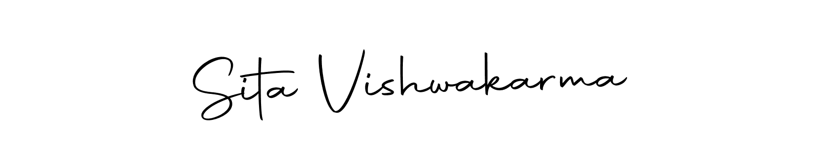 How to make Sita Vishwakarma signature? Autography-DOLnW is a professional autograph style. Create handwritten signature for Sita Vishwakarma name. Sita Vishwakarma signature style 10 images and pictures png