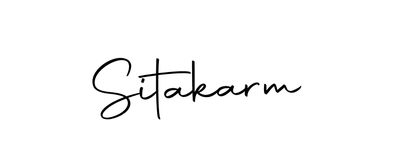 How to make Sitakarm signature? Autography-DOLnW is a professional autograph style. Create handwritten signature for Sitakarm name. Sitakarm signature style 10 images and pictures png