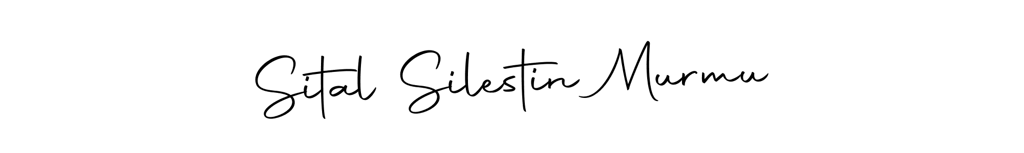Create a beautiful signature design for name Sital Silestin Murmu. With this signature (Autography-DOLnW) fonts, you can make a handwritten signature for free. Sital Silestin Murmu signature style 10 images and pictures png