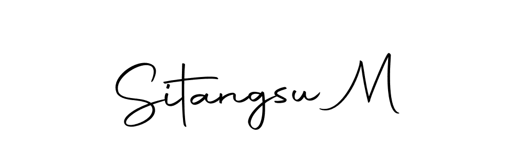 Also we have Sitangsu M name is the best signature style. Create professional handwritten signature collection using Autography-DOLnW autograph style. Sitangsu M signature style 10 images and pictures png