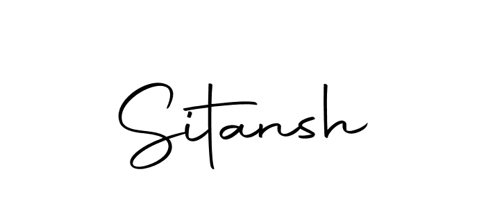 Sitansh stylish signature style. Best Handwritten Sign (Autography-DOLnW) for my name. Handwritten Signature Collection Ideas for my name Sitansh. Sitansh signature style 10 images and pictures png